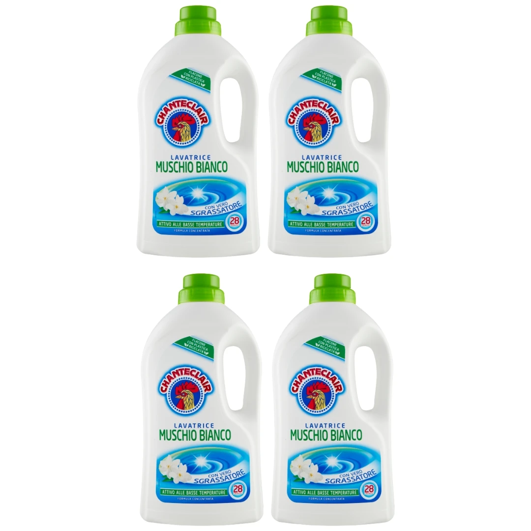 سائل غسيل لافاتريس موشينو بيانكو 4x1260 مل - شانتي كلير