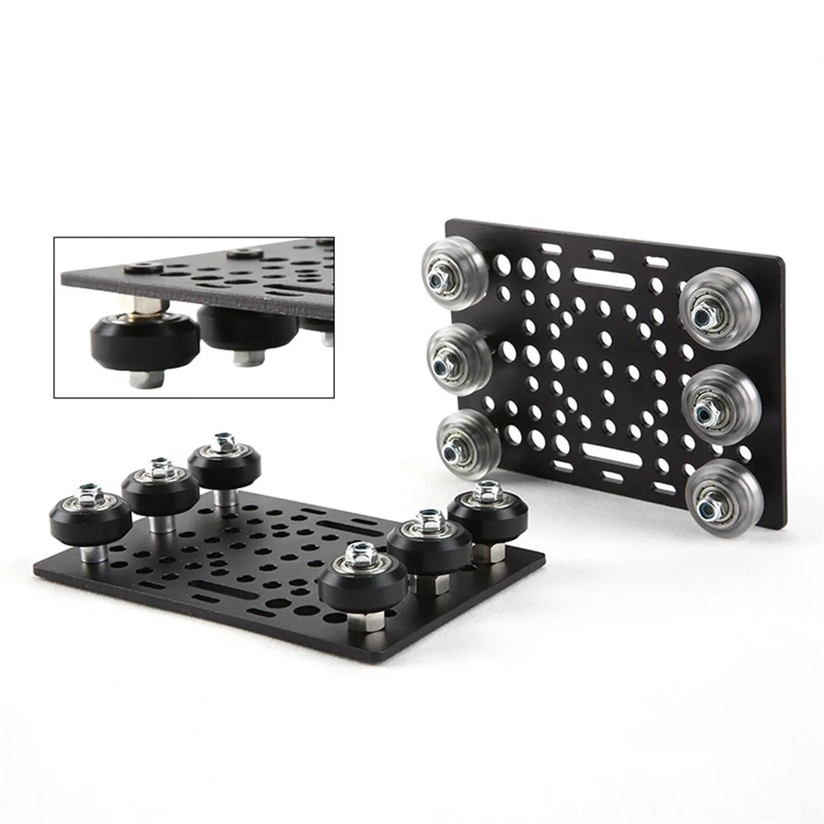 V-Slot Gantry Set 20-80mm Gantry Plate with Wheels for V-Slot Aluminum Profiles CNC Router and 3D Printer Part-B