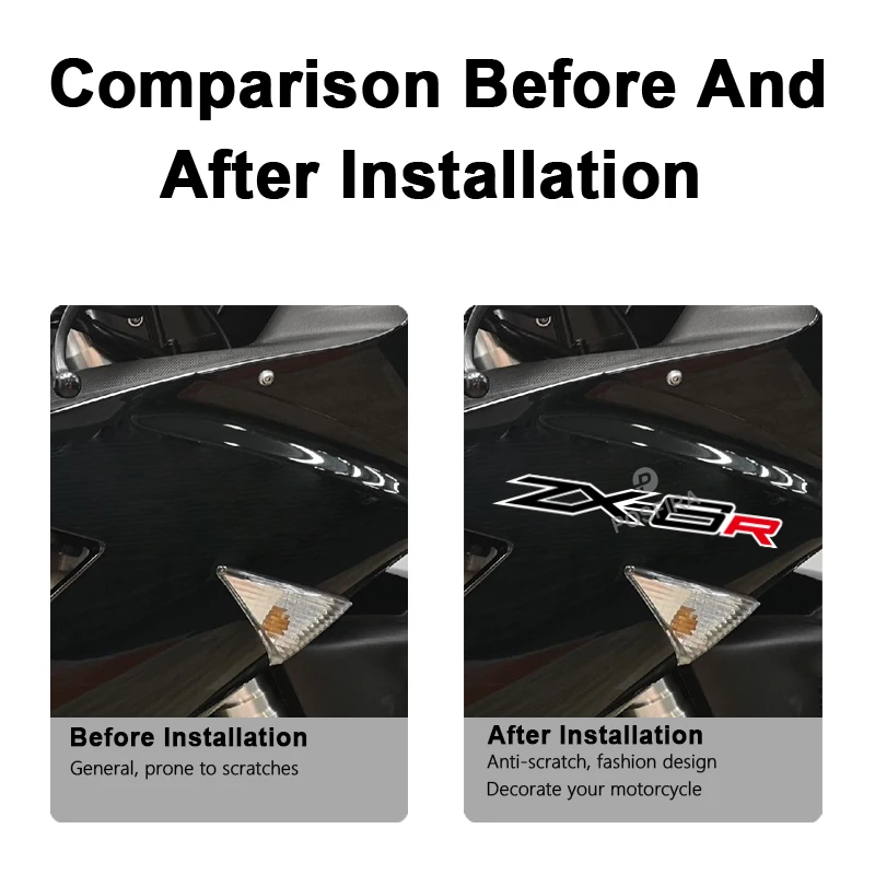 POSFIRA Stickers Vinyl Decals for Kawasaki ZX6R 2025 2024 2023 2022 2021 2020 2004-2019 2007 2008 2009 ZX 6R Motorcycle Sticker
