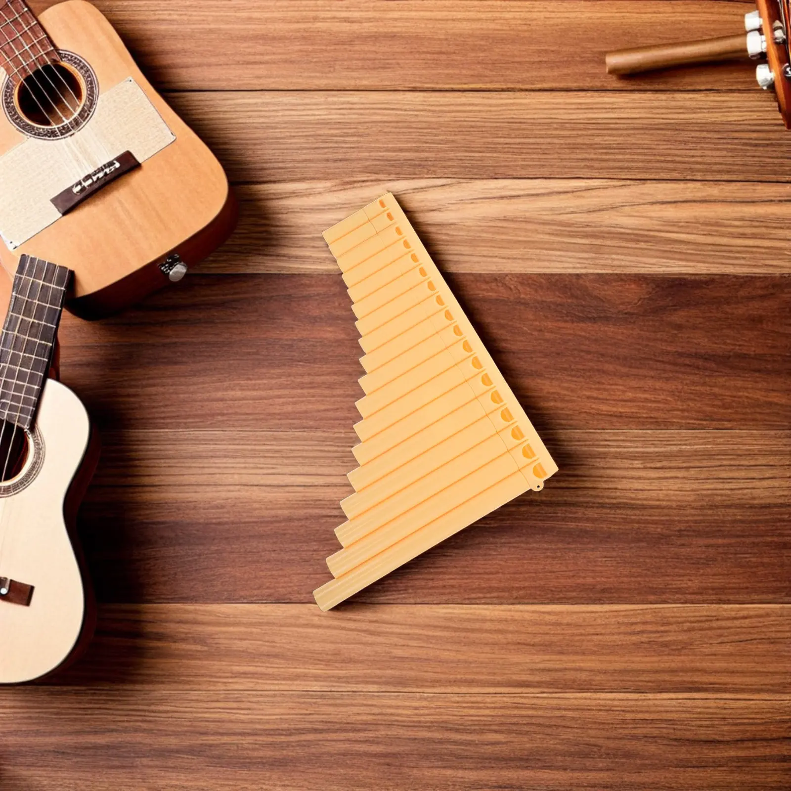 

Желтая китайская пан-флейта на 16 труб, традиционный музыкальный инструмент, подходящий для начинающих, для занятий музыкой, практики и сценических выступлений