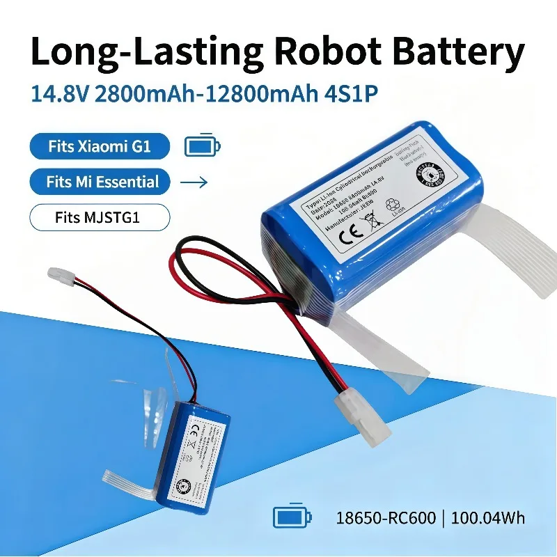 Spare Lithium‑ion Battery 14.4V 2800mAh‑6800mAh For Xiaomi G1 MJSTG1 Mi Essential Robot Vacuum