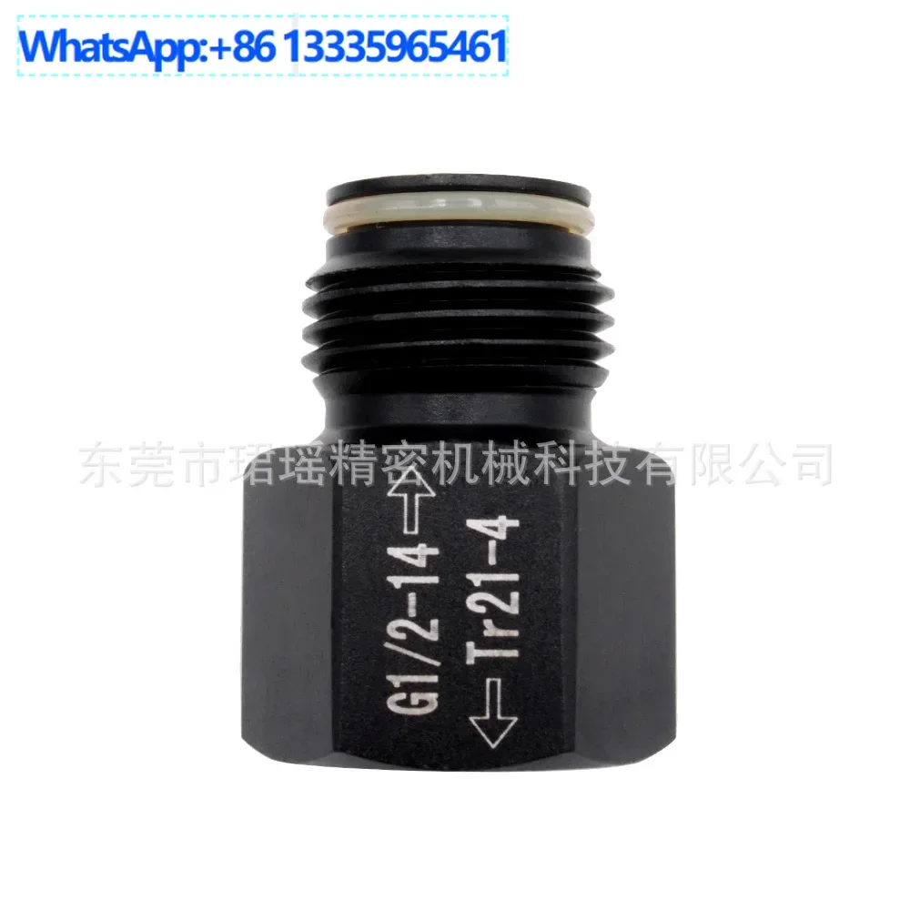 

5Pcs soda home brewing aquarium CO2 carbon dioxide pressure reducing valve adapter TR21-4 to G1/2-14 connector