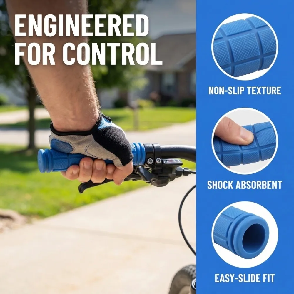 Puños de goma para bicicleta – Antivibraciones y confort