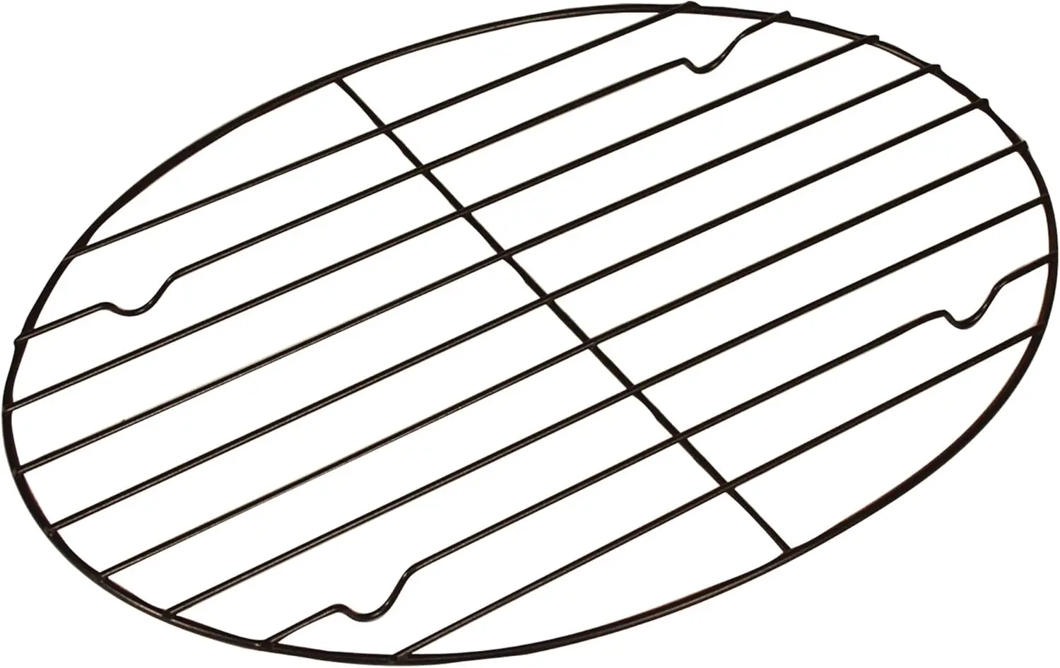 

Non-Stick Oval Roasting/Cooling Rack, 11.25 x 8.25 x 0.5 inches, Metallic