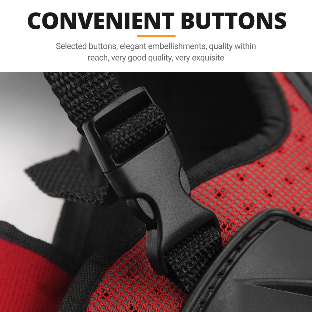 Kid's Motorcycle Armor Vest Protection Motocross Body Armor Jacket Protective Armors Riding Kneepads Elbowpads Moto Full Armor image 5