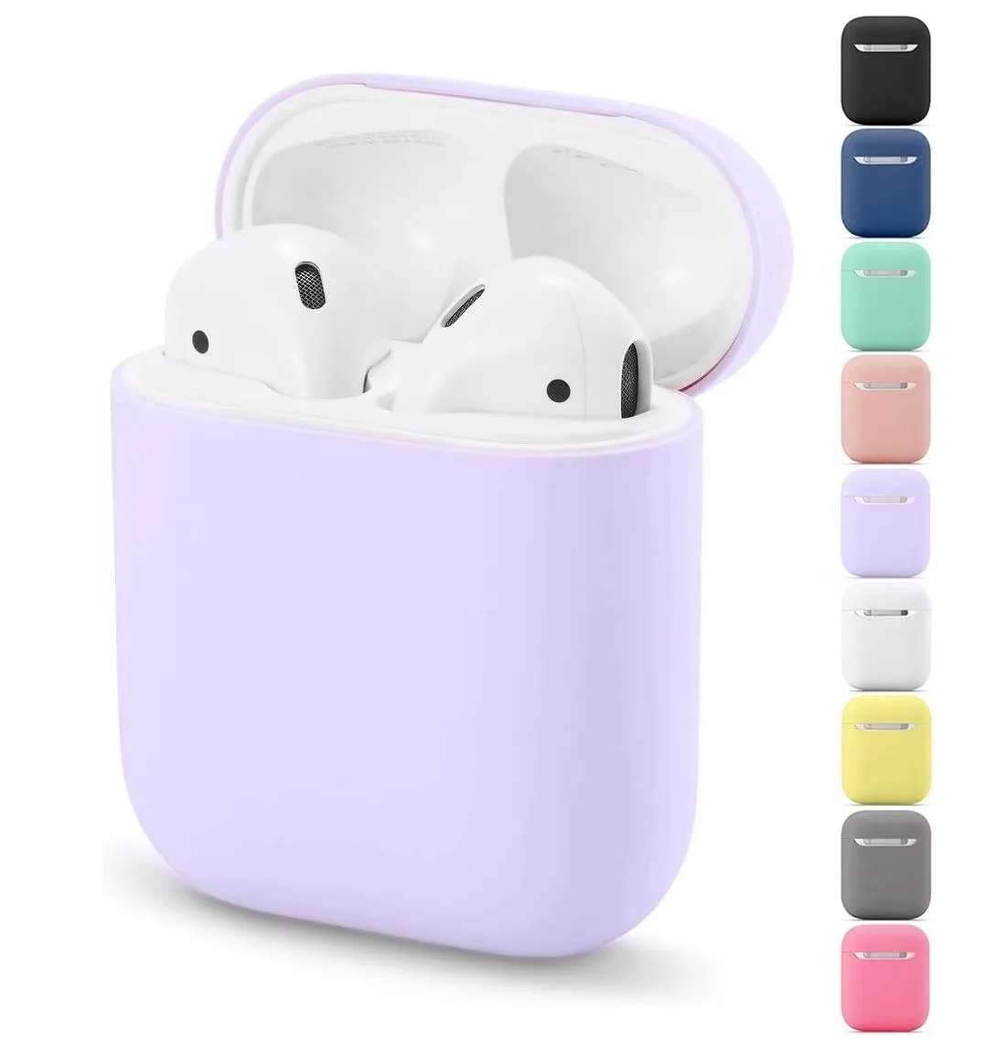 Soft Silicone Anti-fall Cases For Apple Earphone Airpods 1st 2nd Case Wireless Earphone Cover For AirPods 2 1 Cover Accessories