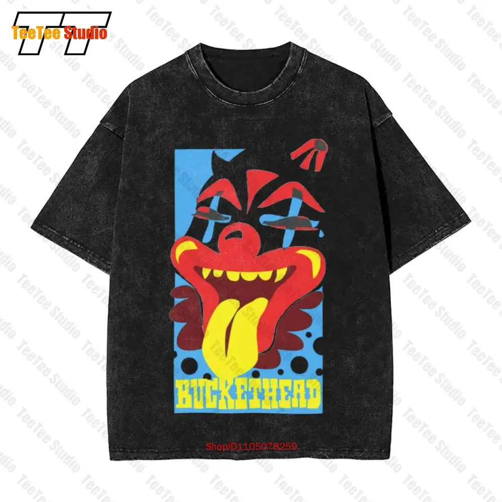 Buckethead Punk Rock Hardcore Metal Vintage Oversized T-Shirt QUWS