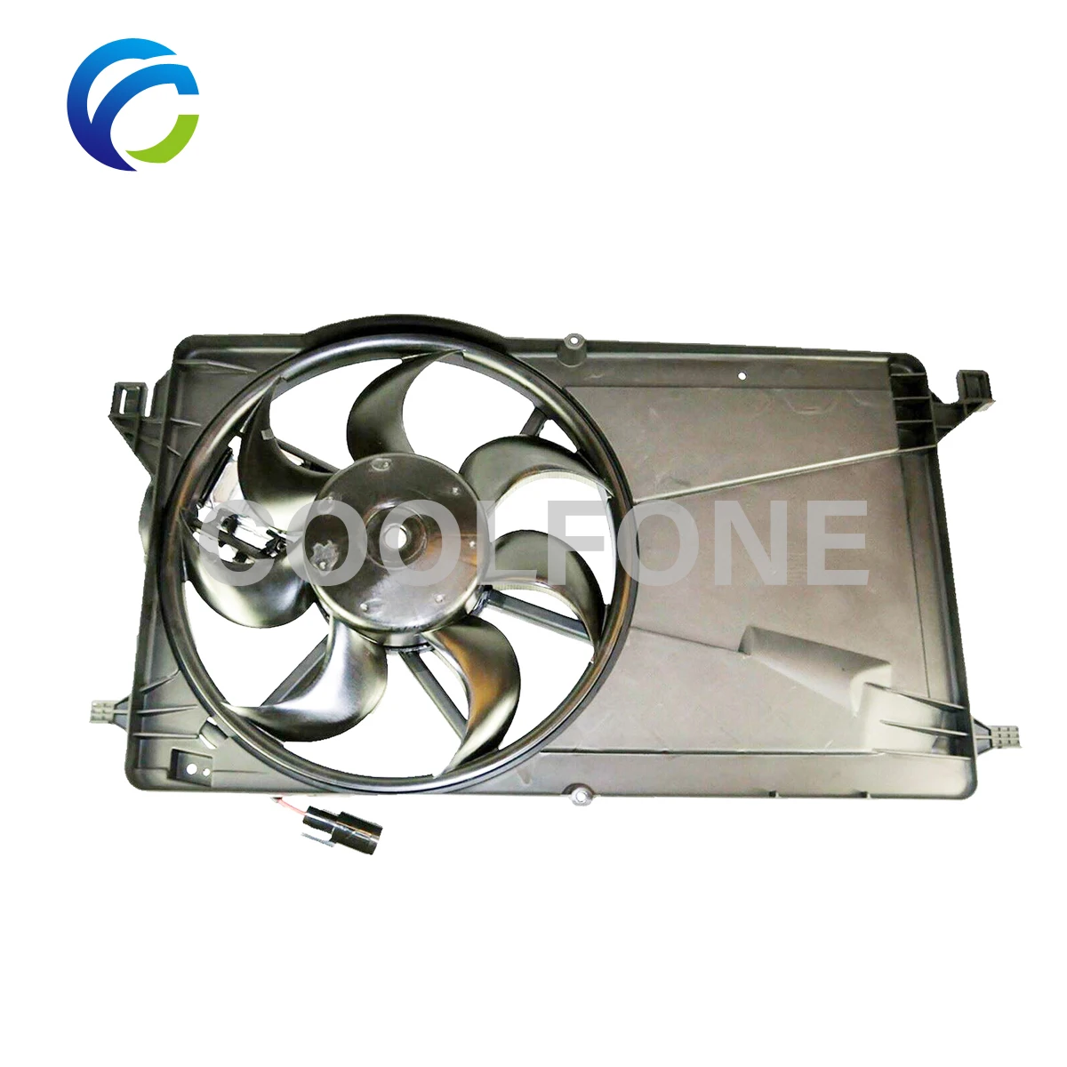 Electric Cooling Radiator Fan Assembly for VOLVO C30 S40 V50 FORD FOCUS C-MAX MAZDA 3 1530980 Z60215025B 3M5H8C607RJ 31261989