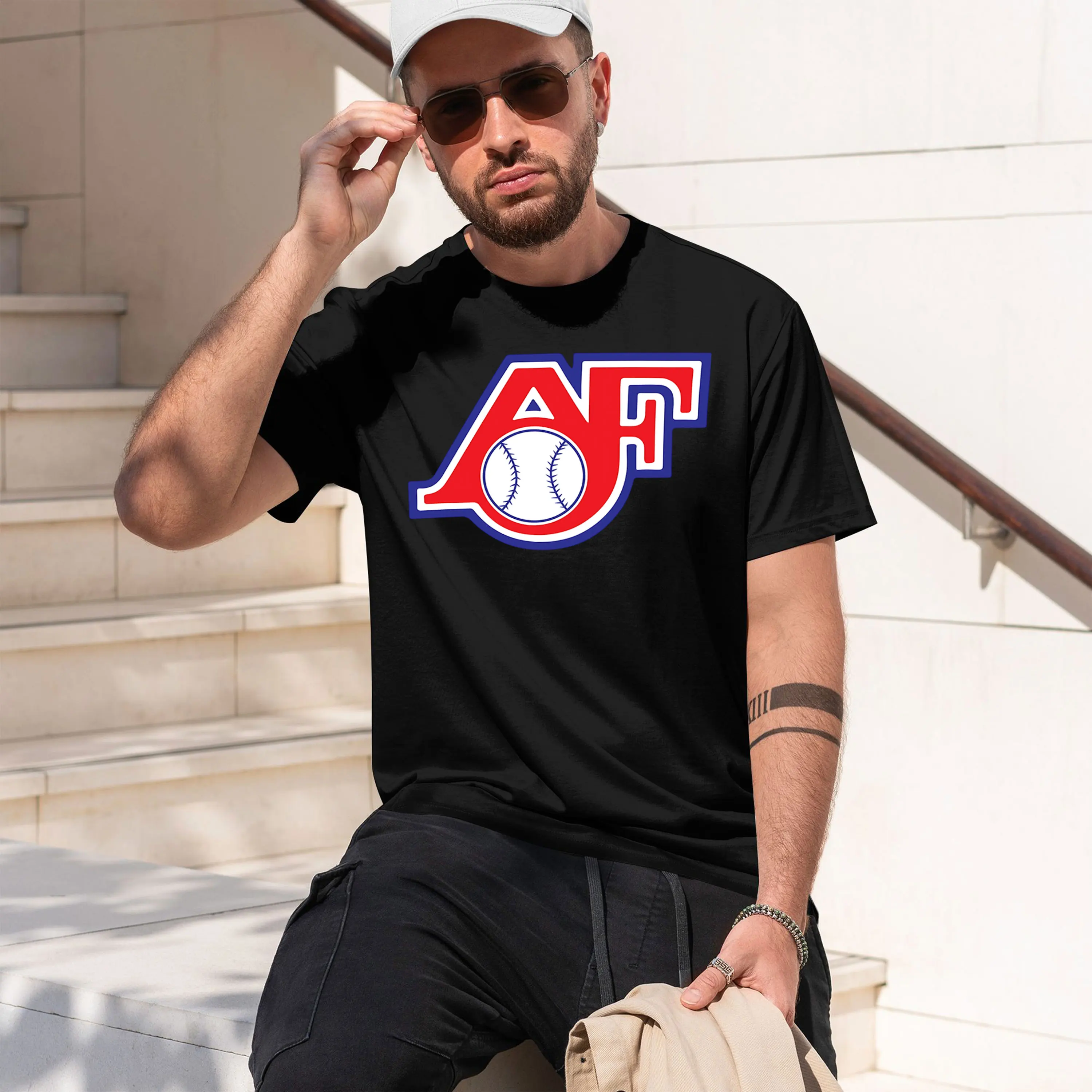 Appleton Foxes Sporty con logotipo AF Fit 2026 Nuevo modelo Camiseta de manga corta con cuello redondo para hombre Clásica informal Múltiples colores y tallas