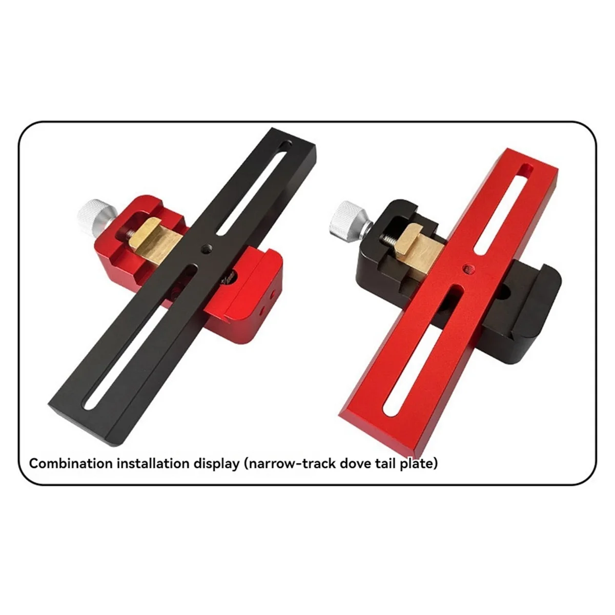 A92U_Small Dual-Purpose Dovetail Groove Guide Mirror Guide Rail Slider Astronomical Telescope Accessories Red