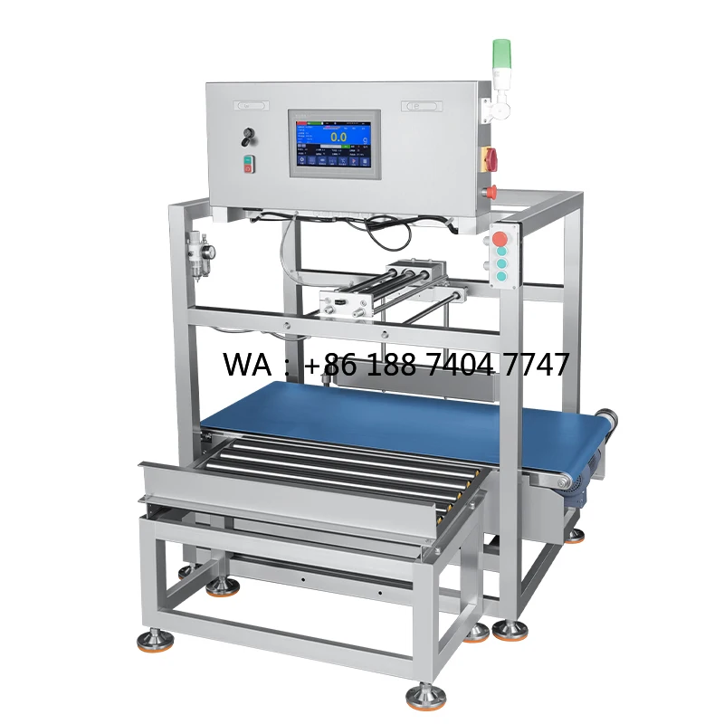 Single-zone Checkweigher with Rodless Cylinder Rejection for Boxed Products Pasta and Toilet Paper