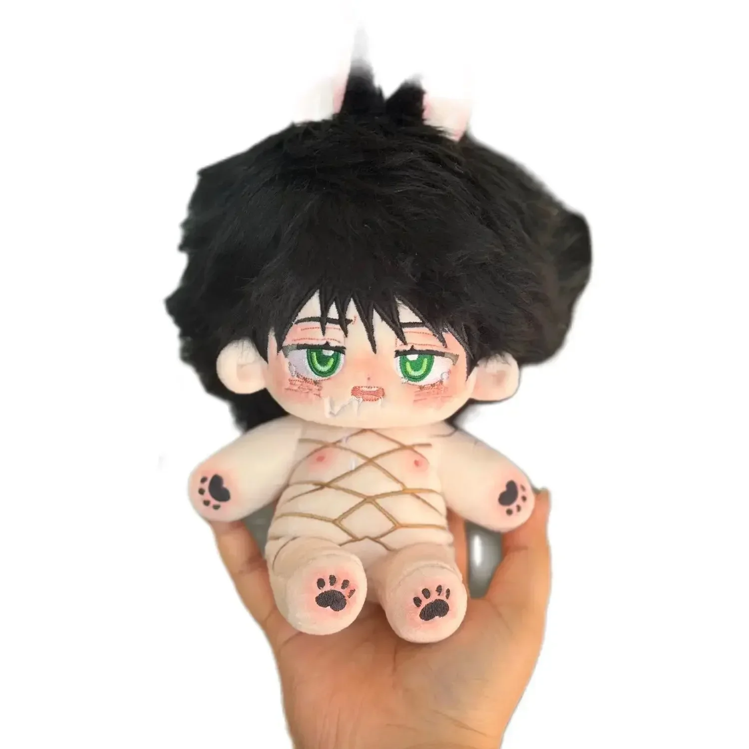 ぬいぐるみ 20 センチメートルアニメ呪術廻戦伏黒恵動物のおもちゃ耳コスプレソフトぬいぐるみボディドレスアップ綿ぬいぐるみ枕