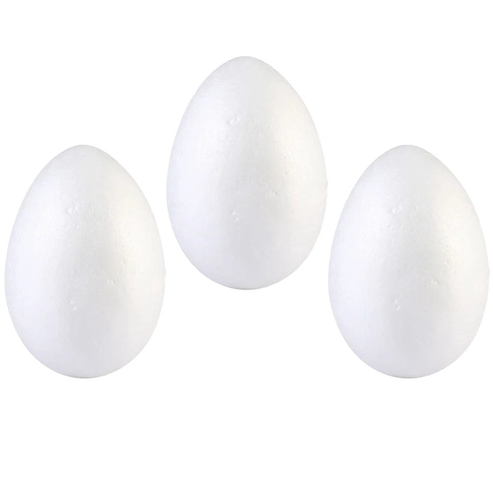 

3 PCS Foam Ball Toy Ornaments for Kids Decoration Egg Party Favor Blank Easter Crafts Child