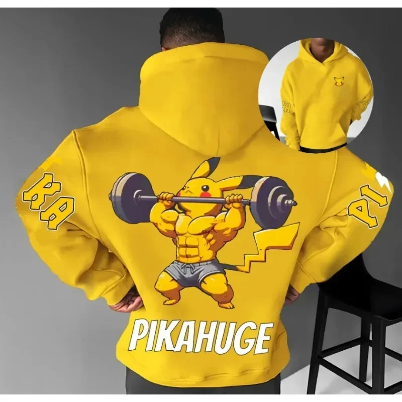 

Pokémon Autumn/Winter New Hoodie 2025 Men's and Women's Casual Loose American Animation Joint Name Ins Parent-child Jumper Top