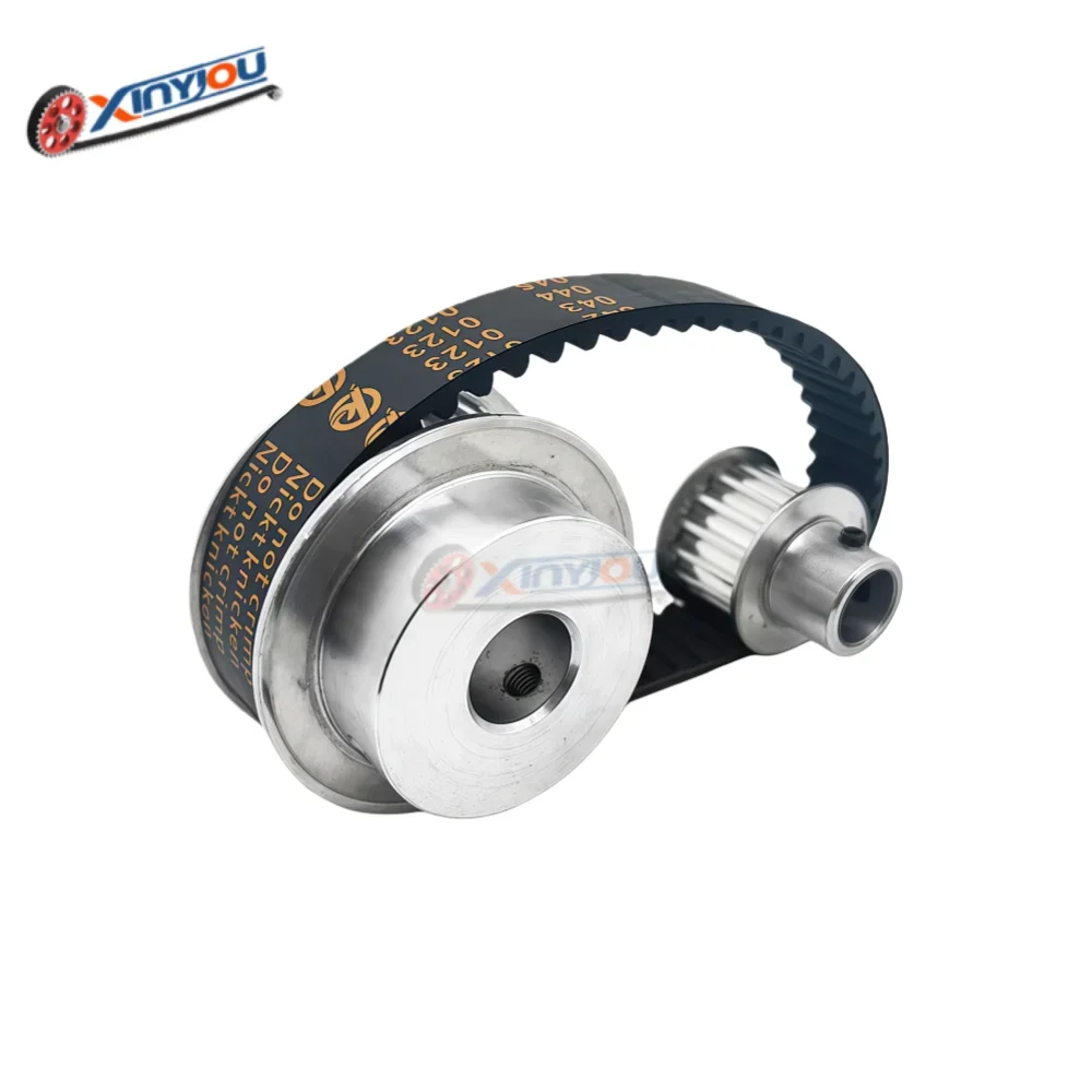HTD5M-BF Timing Pulley Set Combination (15T+30T) 1:2 Reduction Ratio, Belt Width 15mm Length Please Note (5M230~610mm Optional)