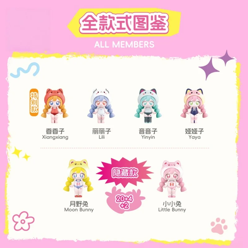 جديد في المخزون Hola الدوبامين القط Iconbox صندوق أعمى شخصيات صغيرة دمية العصرية القط فتاة تحصيل نموذج الحلي هدايا عيد الميلاد #6