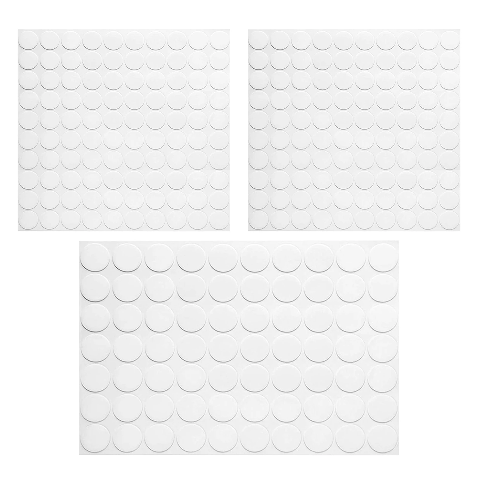مجموعة ملصقات نقطة قابلة للإزالة مقاومة للماء ، شفافة ، معجون ، بالونات حفلات ، تثبيت مغلف ، إحكام الغلق ، على الوجهين ، زفاف ، 3 ملاءات ،