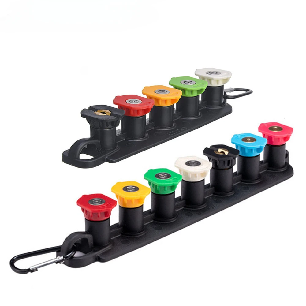 

Комплект пистолета для мойки автомобилей высокого давления, 5/7 насадок с держателем, быстроразъемное соединение 1/4 дюйма, 4000 фунтов на квадратный дюйм для эффективной очистки