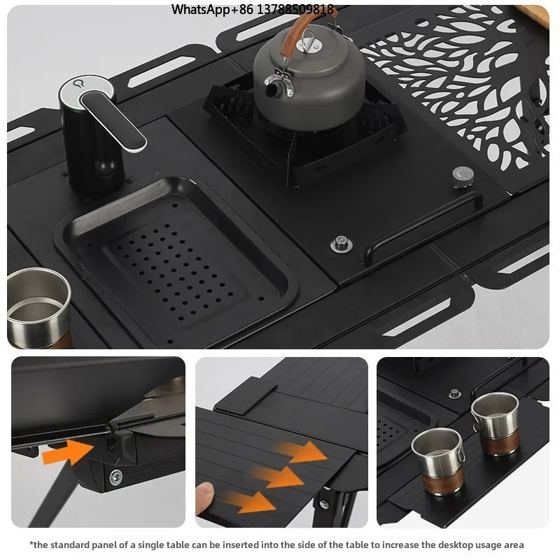 NB FAVOUR  Camping Table Aluminum Alloy Height Adjustable Picnic Module Multi-Functional  Table Outdoor Table