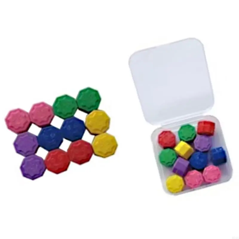 Traditional Korean Gonggi Stone Toy For Social Enthusiasts with 12 Colorful Stones And Box For Various Party Gathering