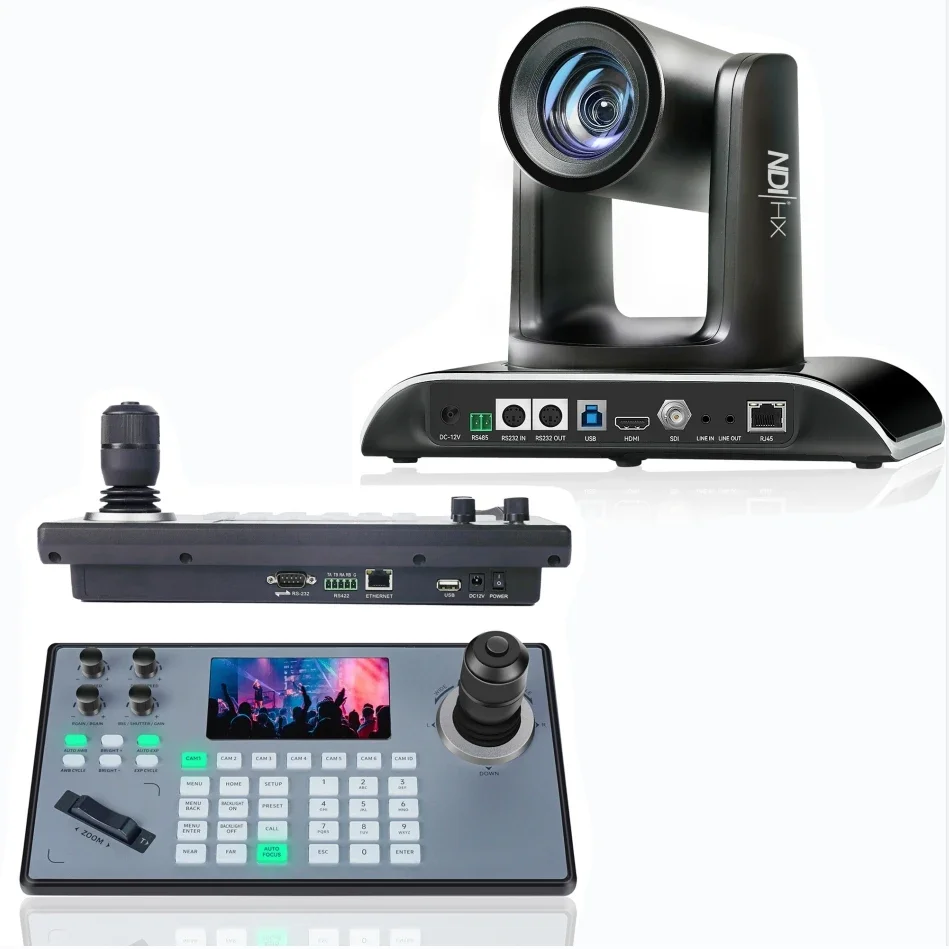 

OBS Studio Streaming 1-+1 NDI Conference PTZ Camera And NDI Joystick Controller