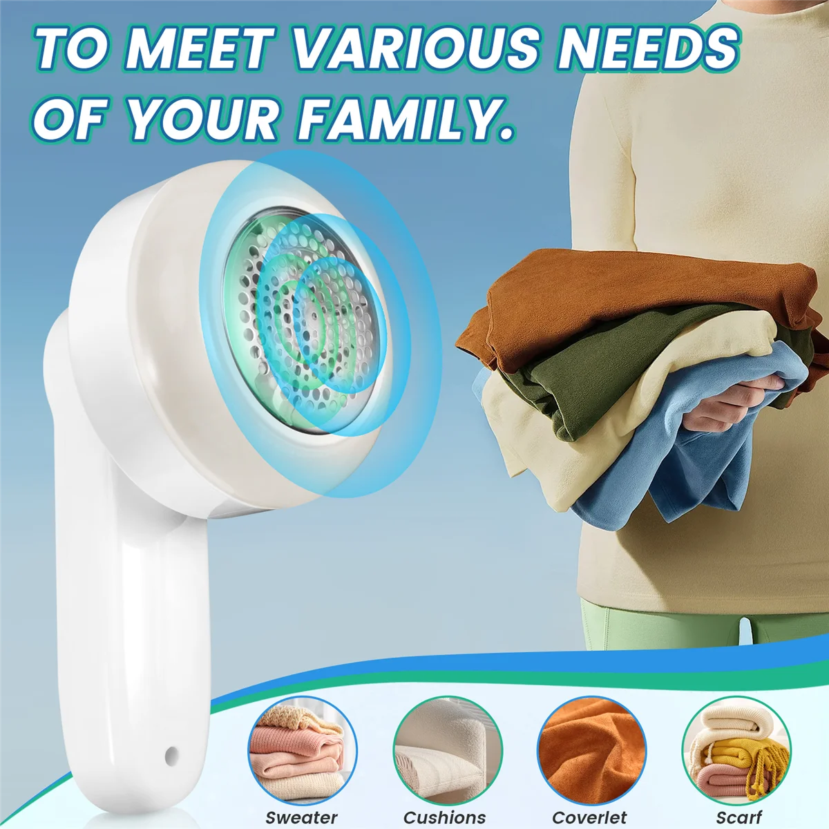 ไฟฟ้า Lint Remover ไร้สาย Fuzz เครื่องโกนหนวดเสื้อผ้าเครื่องโกนหนวดผ้า Pill Remover Lint Pellet