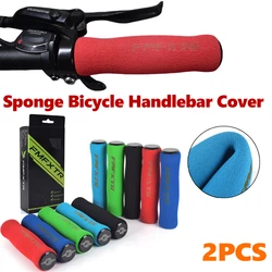 1 Pair Bicycle Grips Sponge Soft Comfortable Shock Absorption Non-slip MTB Cuffs For Mountain Road Bike Cycling Accessories