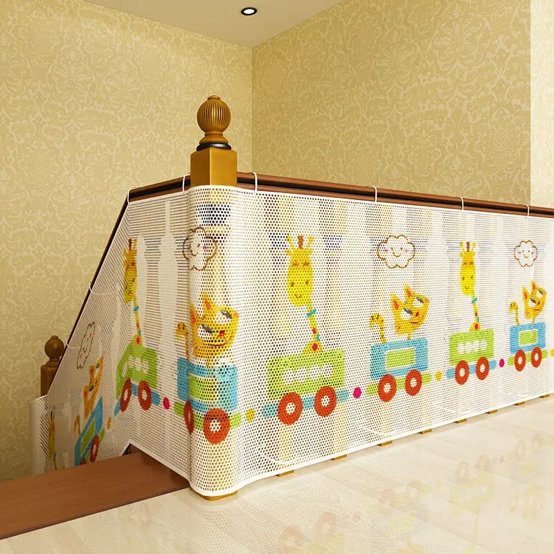 Durable Children Baby Protection Stair Mesh Safe Railing Net Kids Safety Protection Fence Gate