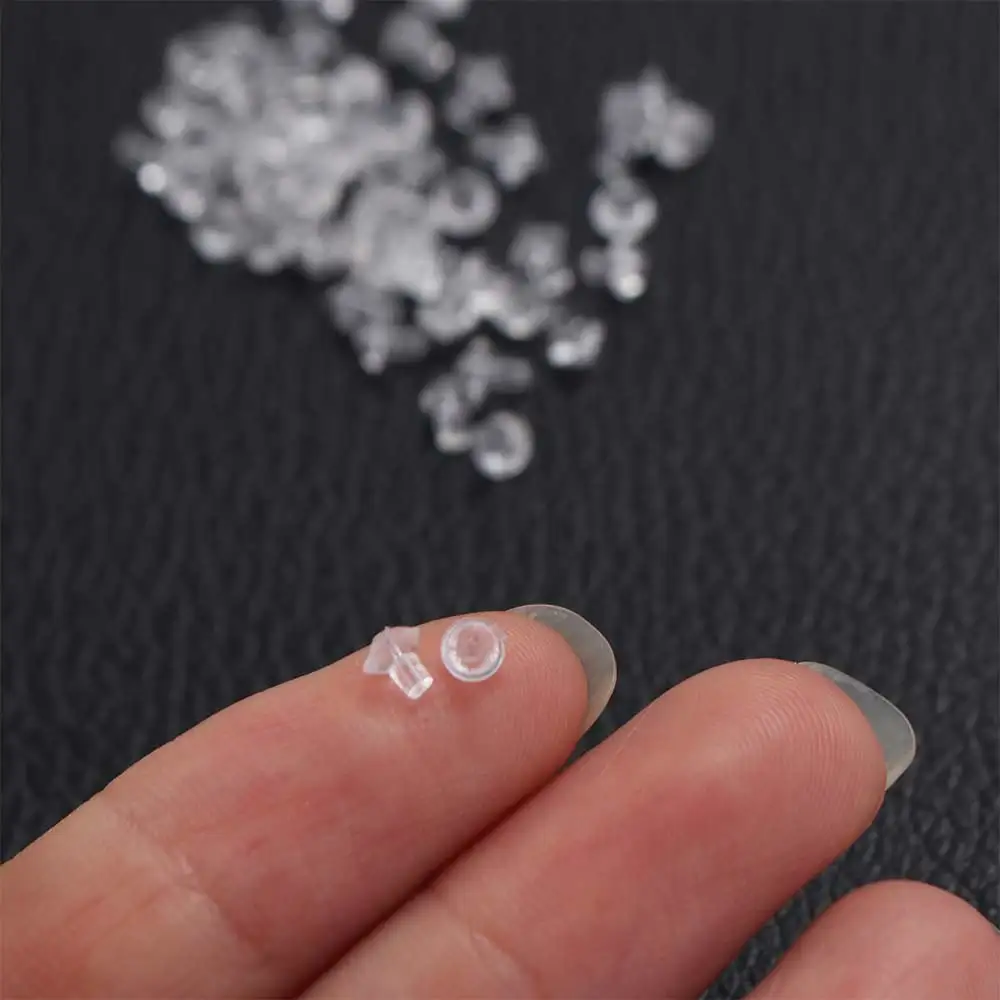 50Pcs Screw Chod Rigs Fishing Hook Bait Stopper Rubber PVC Fishing Bait Screws Fishing Hook Beads Fishing Accessories
