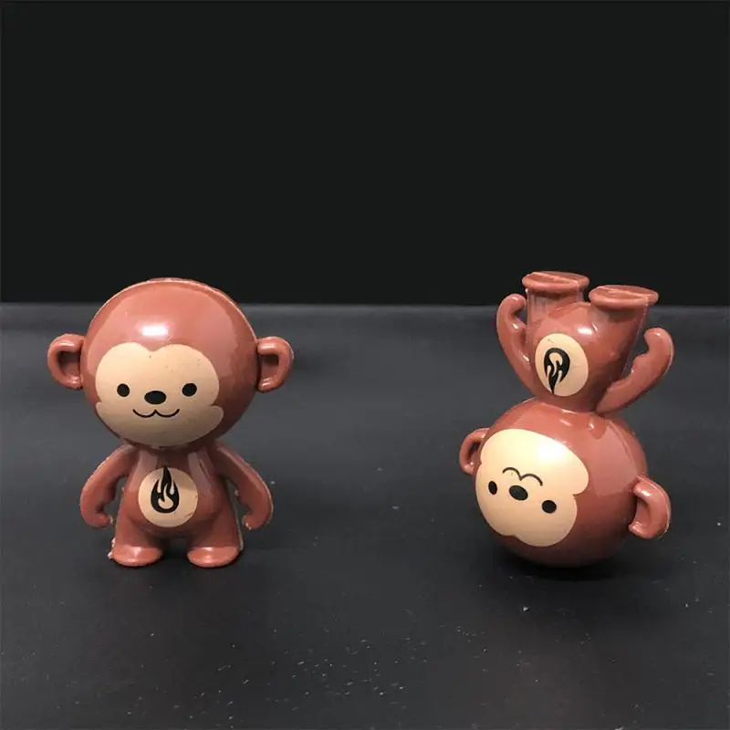 Ornaments Portable Monkey Gifts Simple Home Furnishing Child Durable Tumbler Safety Small Brain Game Toy Mini Cute