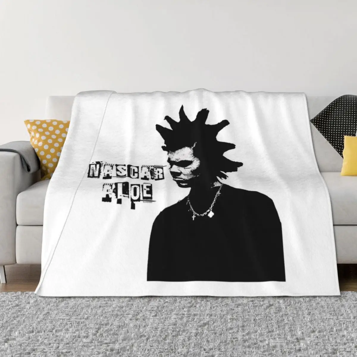 

NASCAR ALOE Throw Blanket Quilt manga warm winter Blankets
