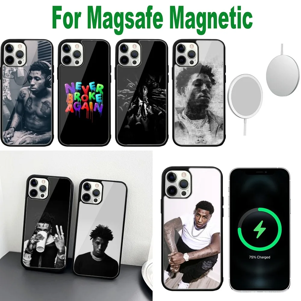 Rapper Y-Youngboy Phone Case For iPhone 16,15,14,13,12,11,Plus,Pro,Max,Mini Magsafe Magnetic Wireless Charging