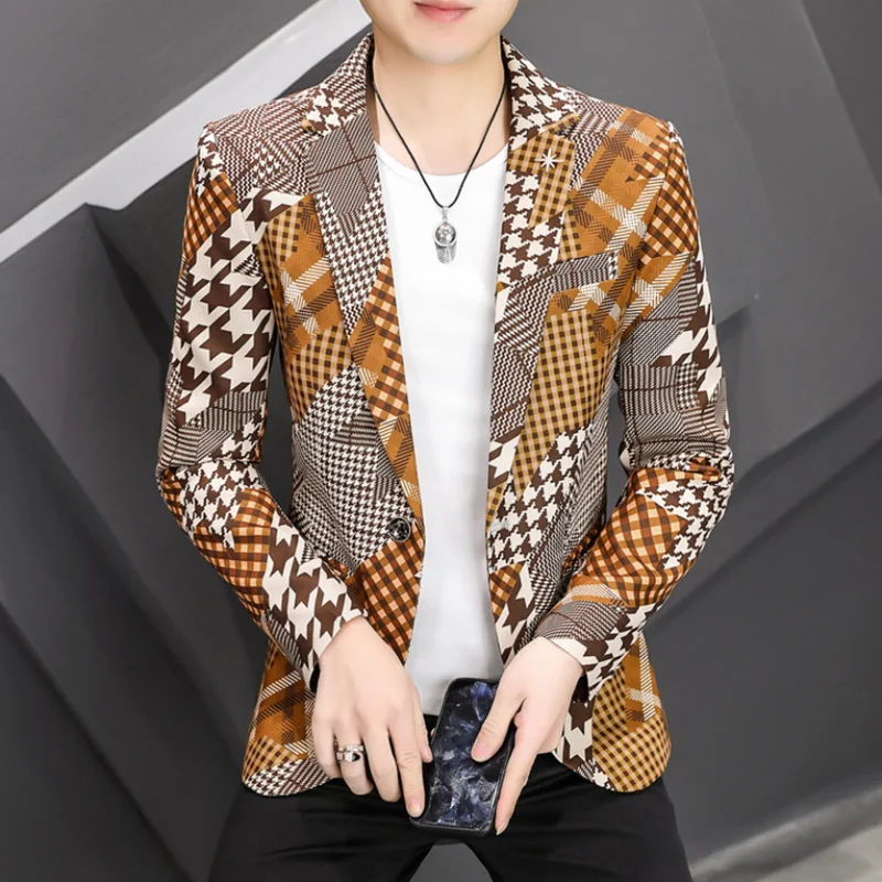 

Spring and Autumn Clothing New Fashion Handsome All The Fashion Men's Business Small Suit Korean Version Slim 26903261
