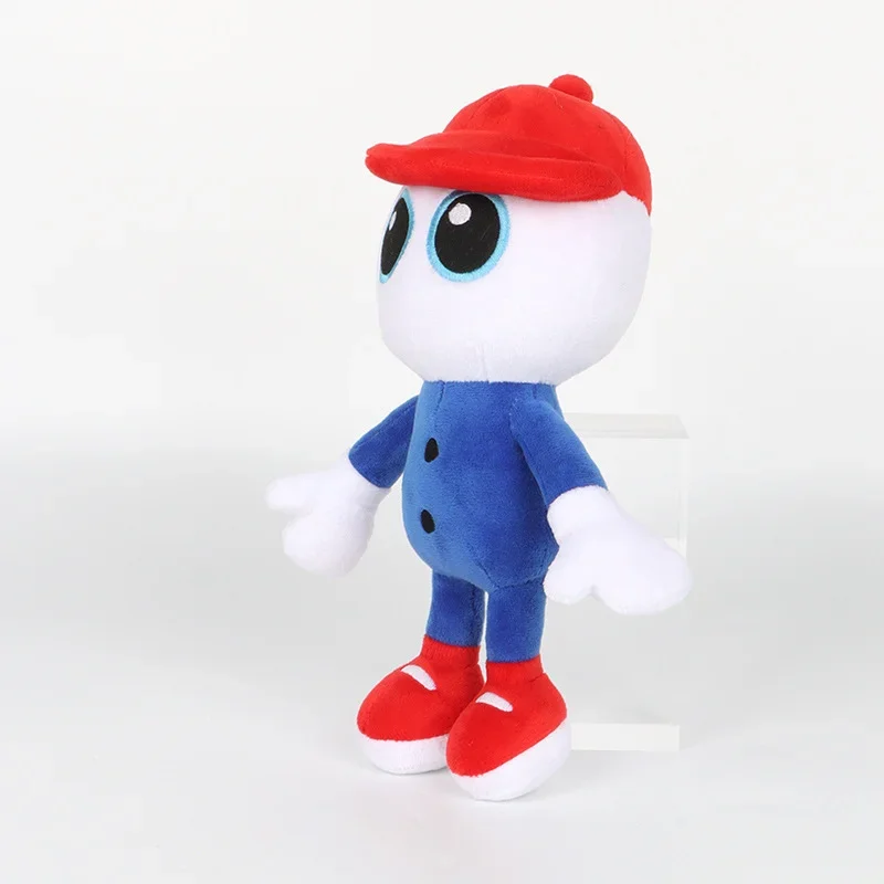 New Endacopia Plush Doll Cute Wear Blue Clothes And Red Hat Boy With Big Eyes Anime Peripheral Gifts Fans