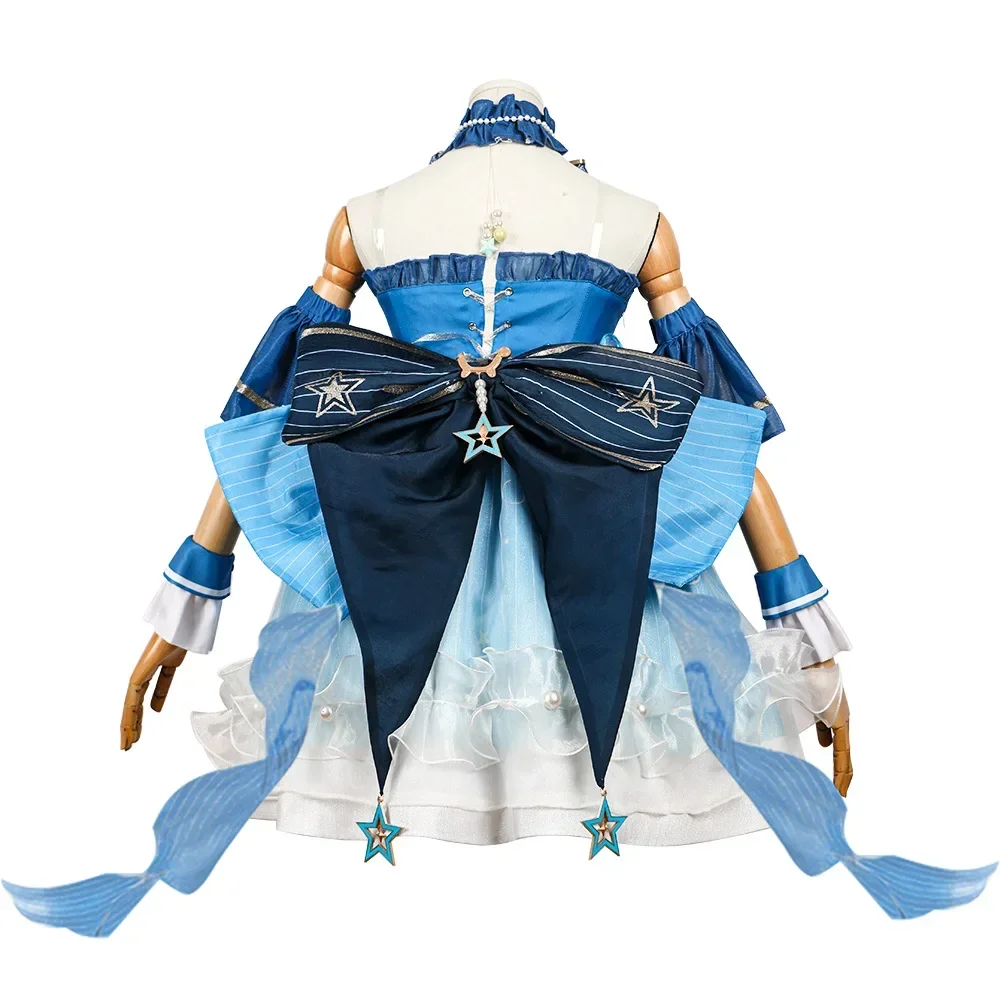 Popular Games Infinity Nikki Cosplay Costume Girl Lolita Blue Dress Princess Uniform Masquerade Carnival Party Clothes Outfit