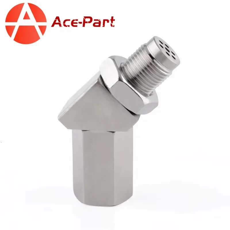 

Universal Stainless Steel 135 Degree Real Mini O2 Oxygen Sensor Sockets Catalytic Converter Connector