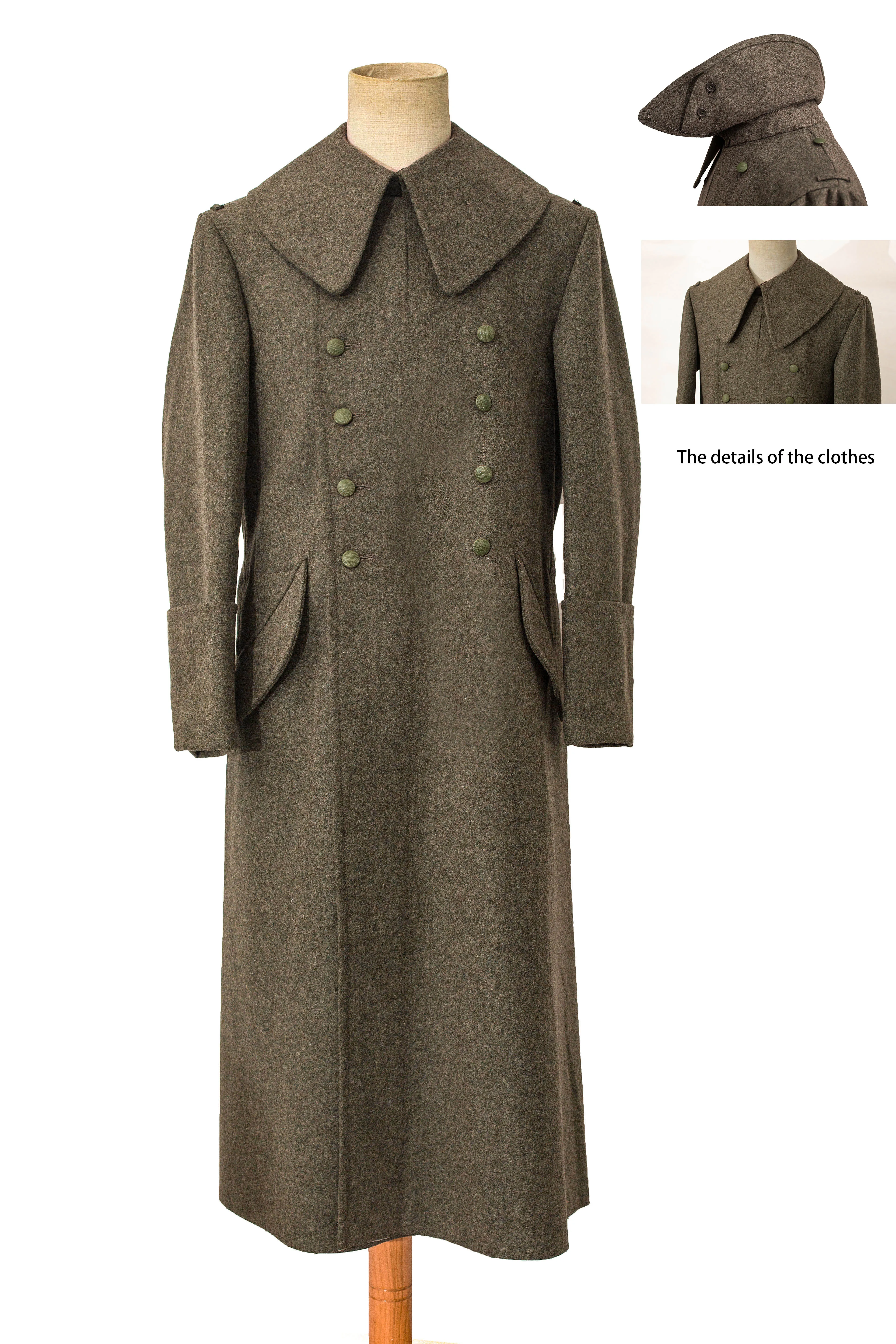 

EMD WWII German M43 wool Greatcoat cold protection