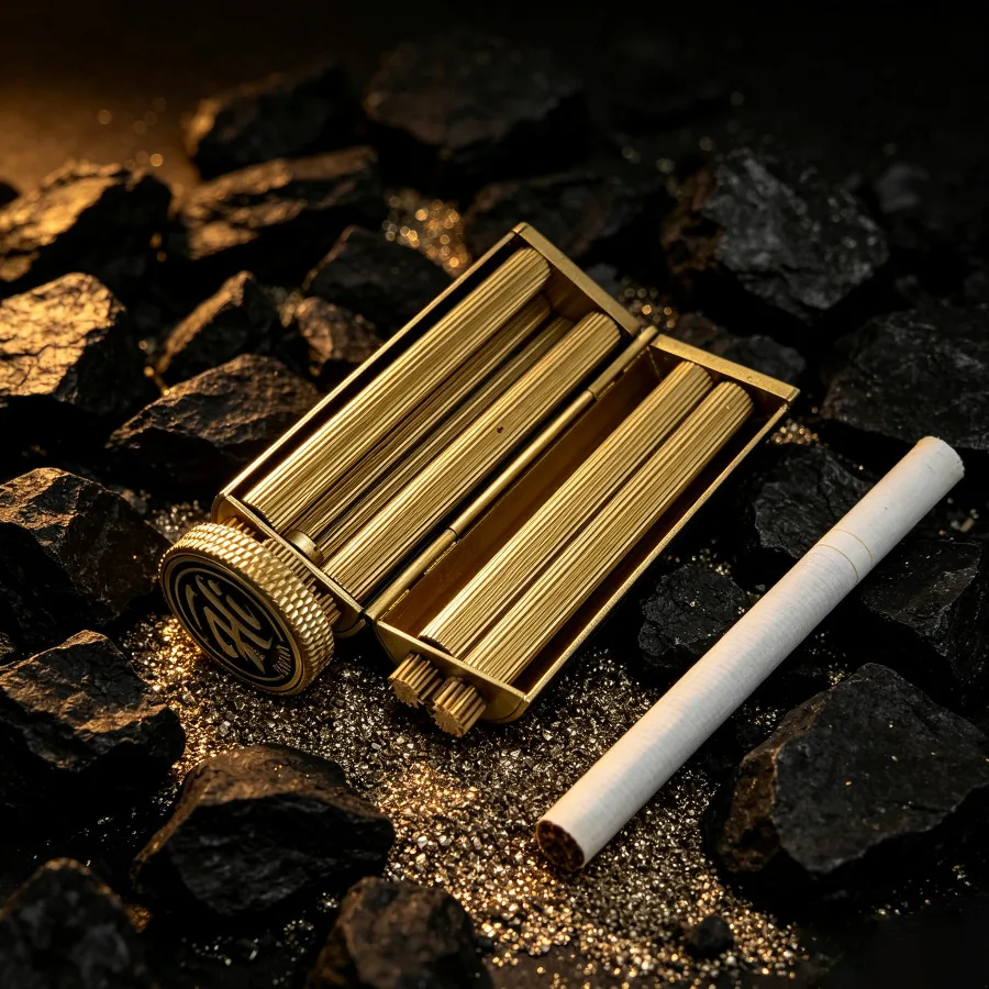 Cigarette Roller, Cigarette Machine, Cigarette Rolling Machine, Fits 6/8mm Filter Tips & 70mm Rolling Papers, Luxury Gifts