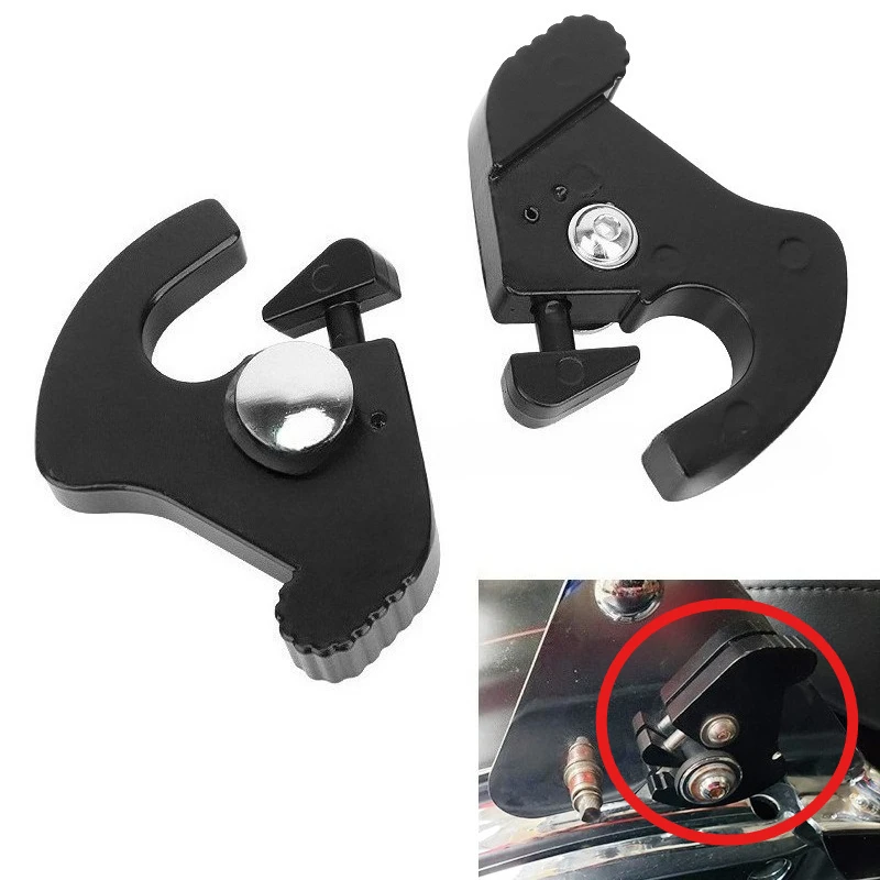 Motorcycle backrest fastening clip quick release bracket accessory for Harley Touring Road King Sportster XL883 XL1200  883 1200