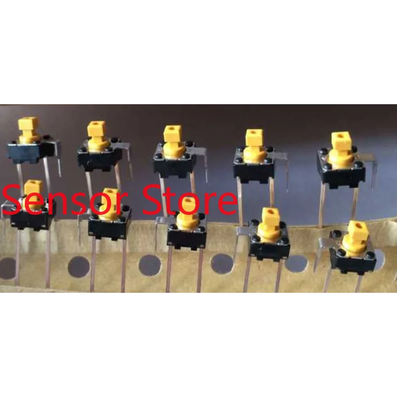 

10PCS Touch Switch 6*6*7.3 Insert 2-pin Square Head B3F-6152 Key Inching.