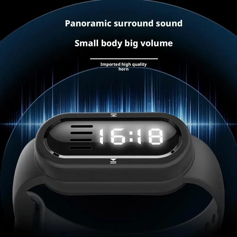 Bluetooth Watch Mini Bluetooth 5.3 Speaker Hands-Free Calls Multifunctional Watch Sleep Aid Outdoor Sports Watch