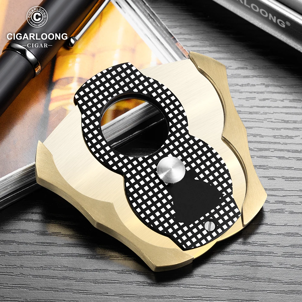 Cigar Cutter Sharp Stainless Steel Large Caliber Thick Double-edged Multi Style Portable Travel Cigar Accessories Cutter CE-25D2
