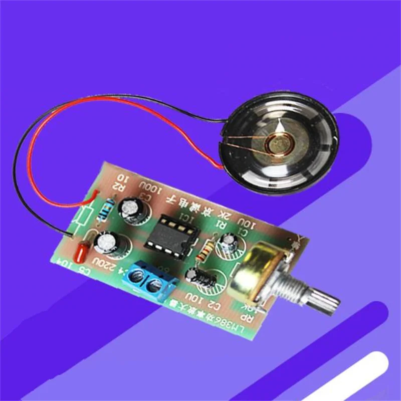 LM386 Power Amplifier Kit / Electronic Circuit Making / DIY Kit / LM386 Mini Amplifier Kit diy (Partial)