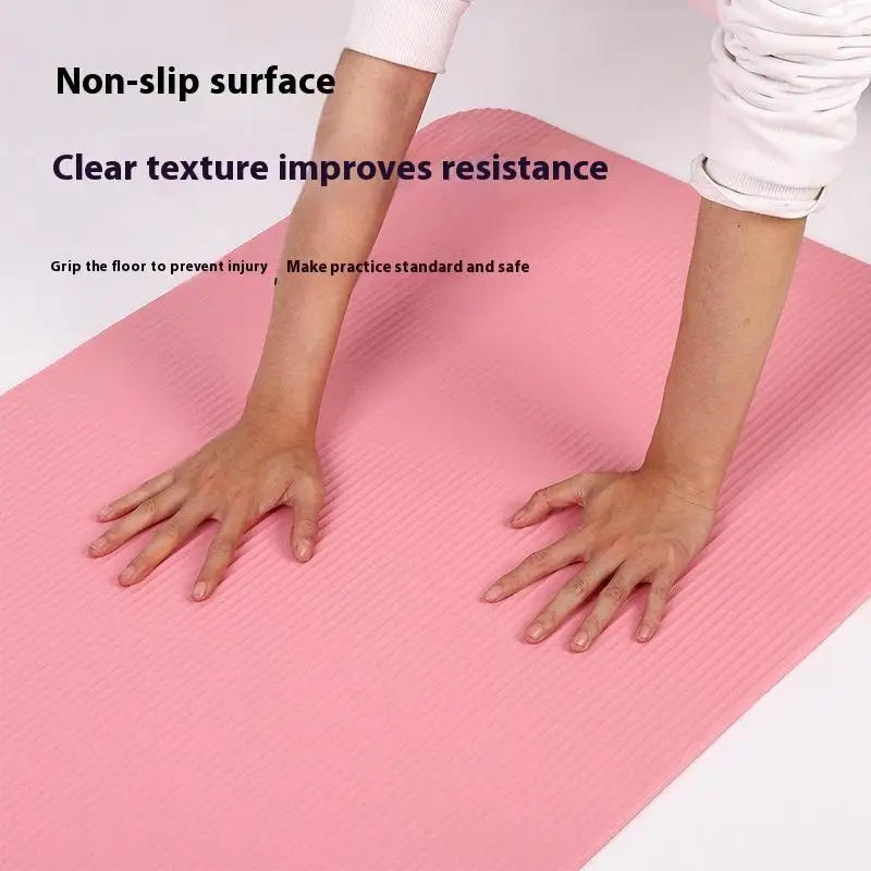 New 1PC Thick Yoga Mat Anti-skid Sports Fitness Mat 3MM EVA Comfort Foam Yoga Mat For Exercise Yoga And Pilates Gymnastics Mat
