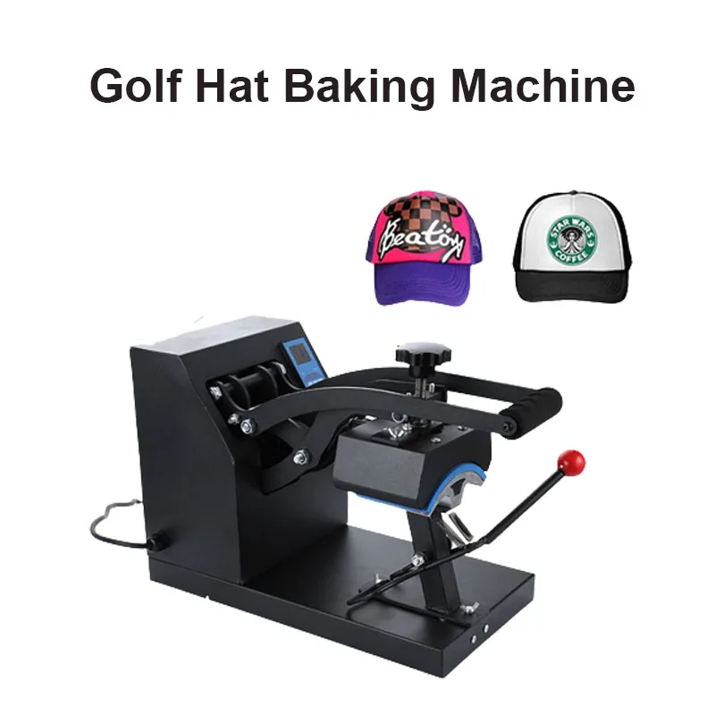 

Vertical Hot Hat Printing Machine Cap Heat Press Baking Equipment Hat Ironing Heat Transfer DIY Tools 110V/220V