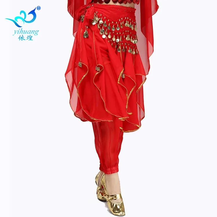 female lantern long pants woman belly dancing chiffon pants