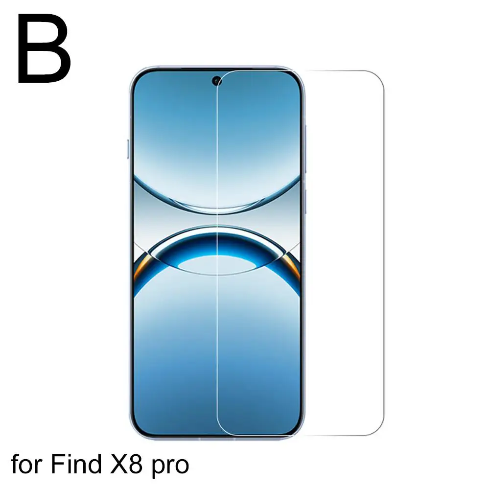 Для Find X8 Защитная пленка из закаленного стекла высокой четкости - идеальная защита для мобильных телефонов P8H6