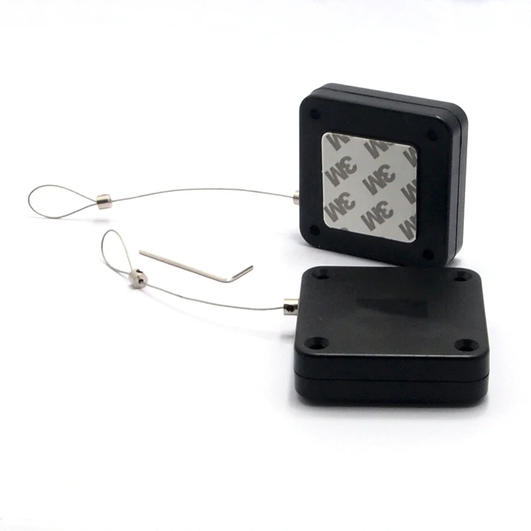 10PCS Square Telescopic Security Super Long 1M/2M/3M/4M Safe Pull Wire Box Recoiler Product Secure  Wire Rope Anti-theft Chain