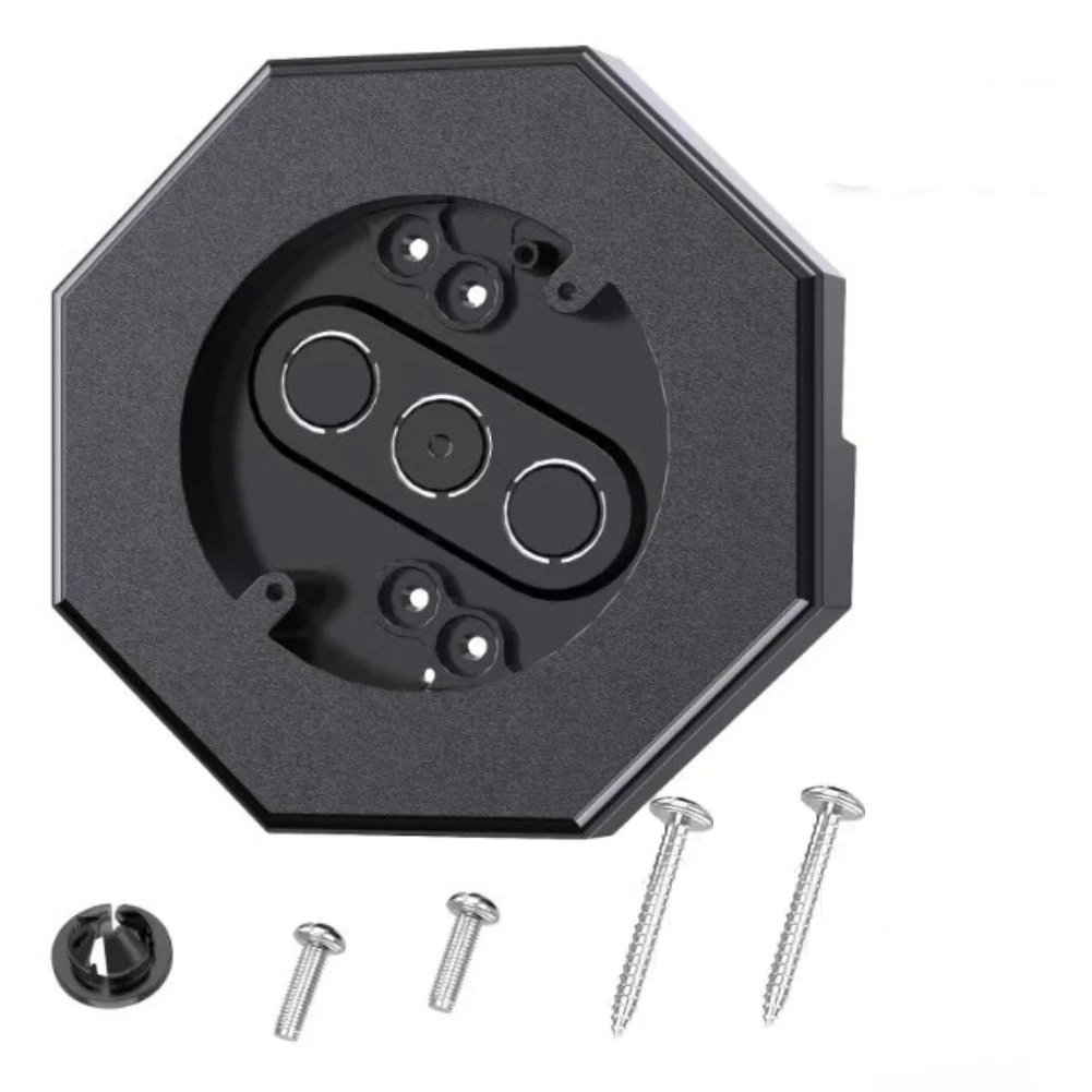 

Vertical Siding Kit 168mm 6.61in Octagonal Mounting Kit Outdoor Lighting Applications Patio Lighting Simple Installation