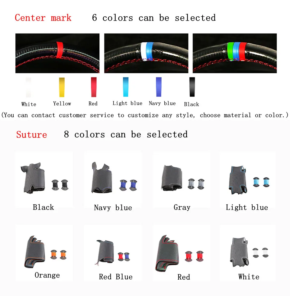 Customize Microfiber Leather DIY Car Steering Wheel Cover For Kia K2 Kia Rio 2011 2012 2013 Car Accessories Car Interior